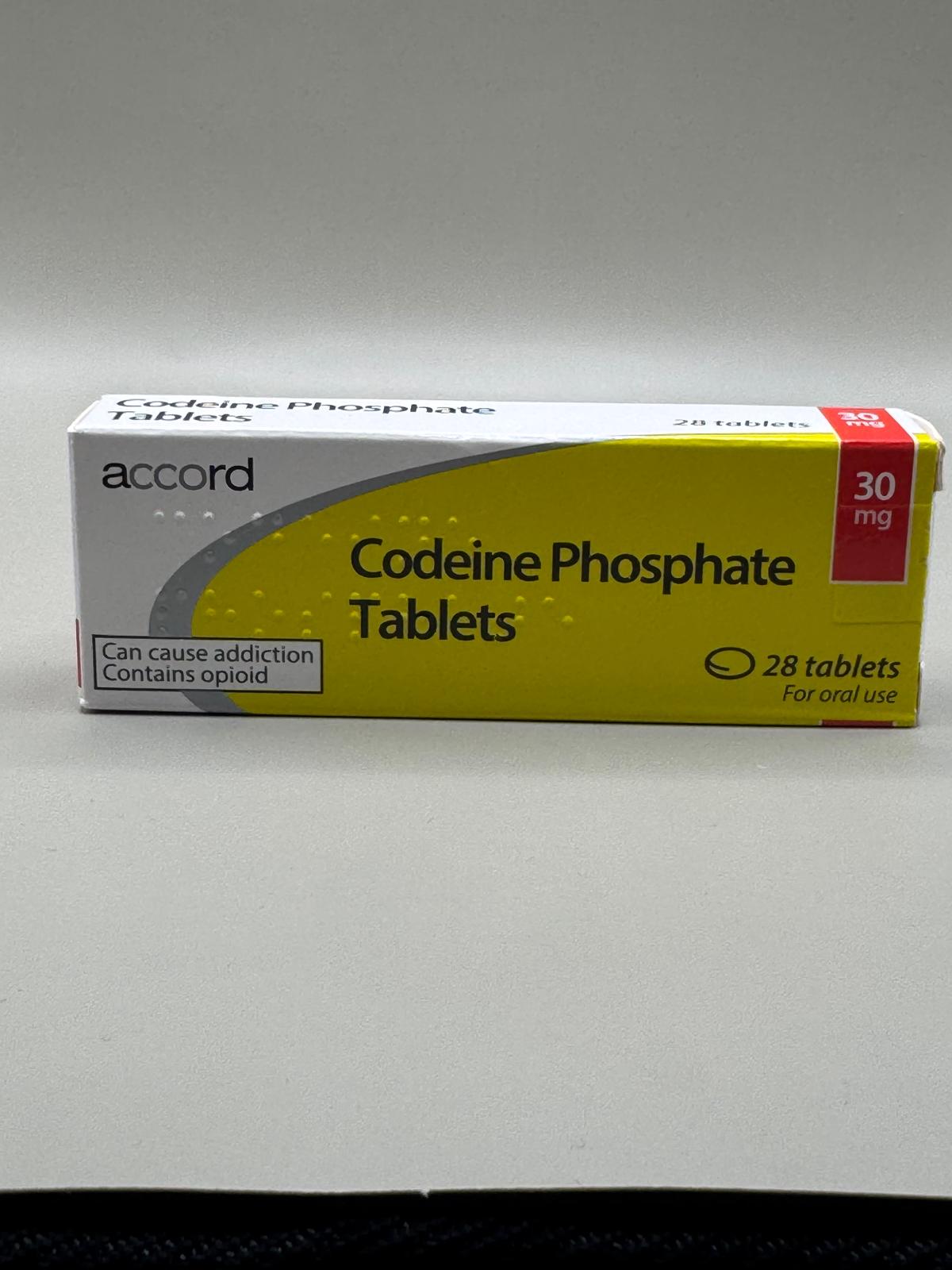 Codeine Phosphate 30mg (28 tabs)