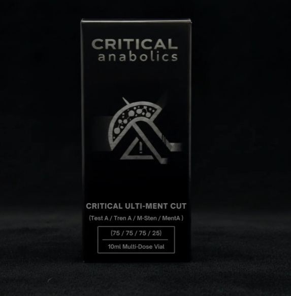 CRITICAL ULTI-MENT CUT (Test-A 75/Tren-A 75/M-Sten 40/Ment-A 25) (215mg/ml)