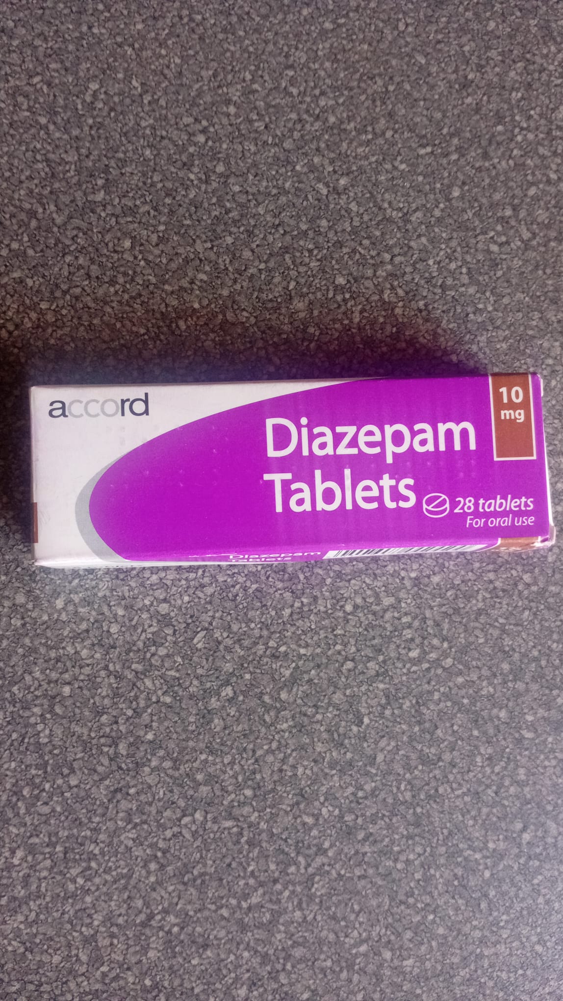 Diazepam Accord UK 10mg (28 tabs)