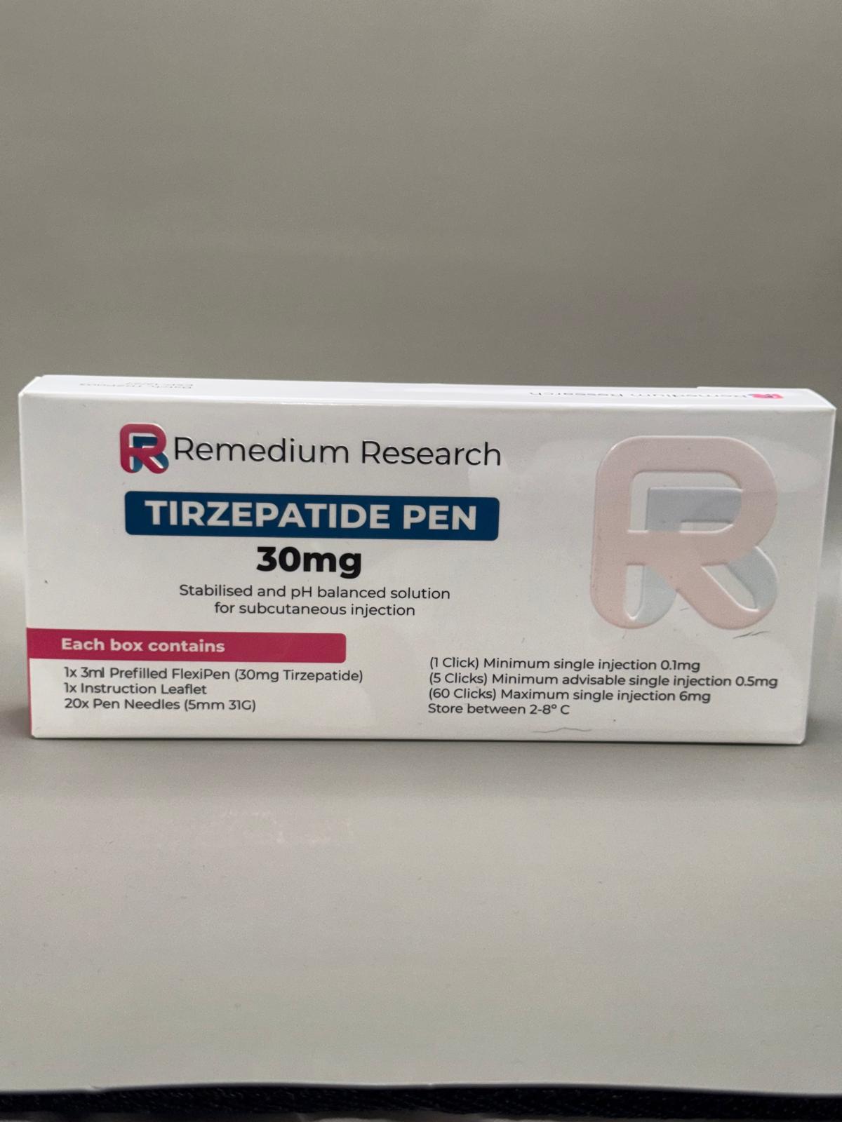 REMEDIUM Tirzepatide Pen 30mg