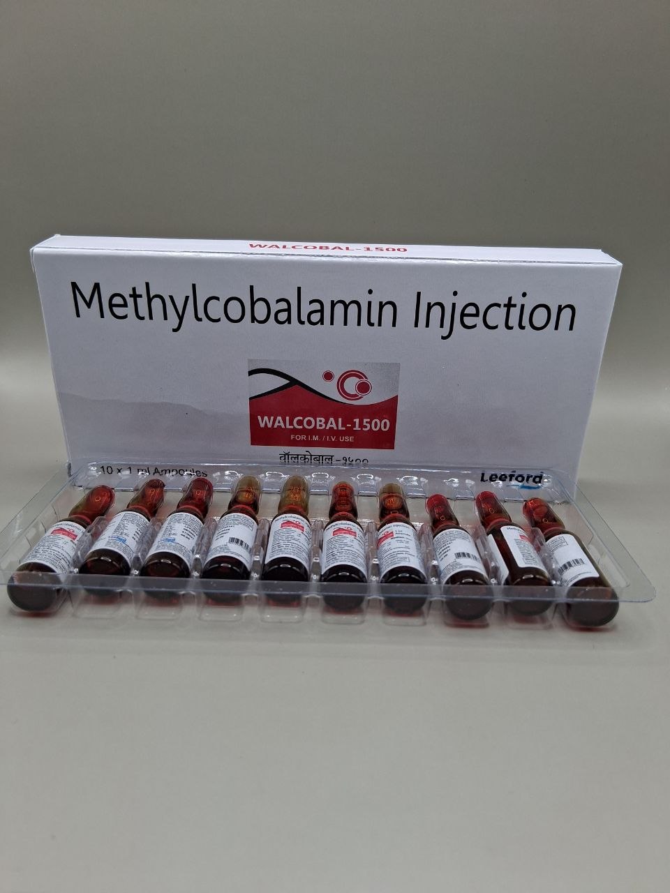 Vitamin B12 Injection 1500mcg (10 x 1ml amps)