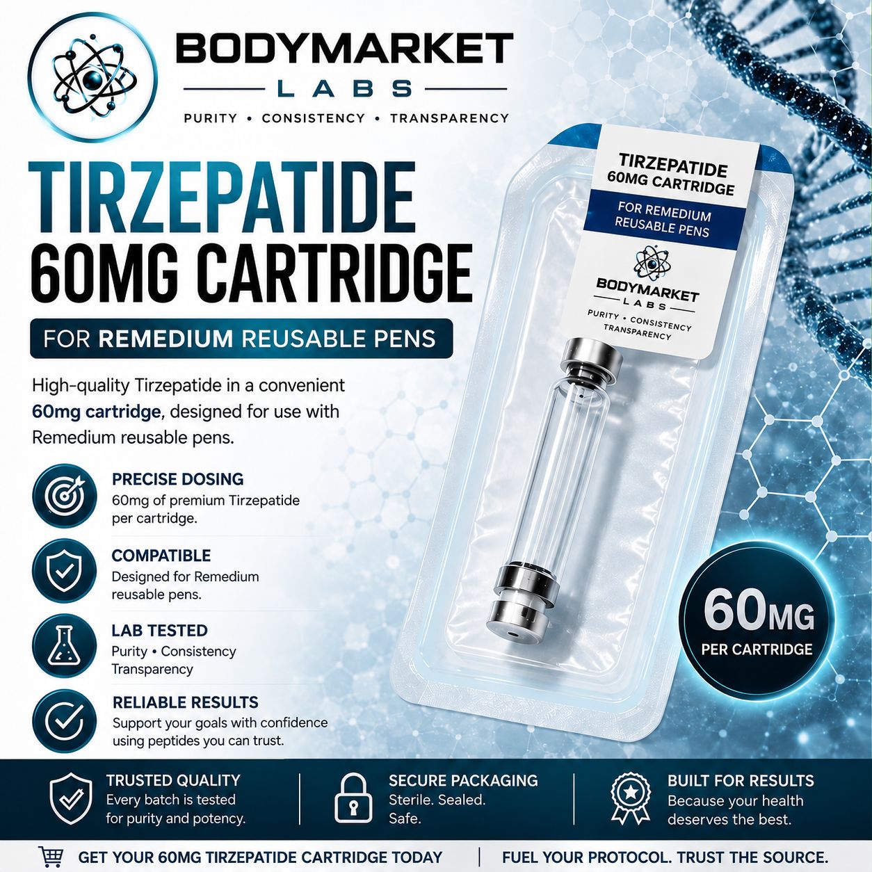 Tirzepatide 60mg cartridge